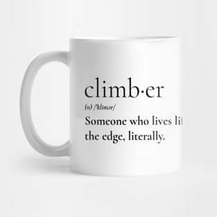 Climber Definition Mug